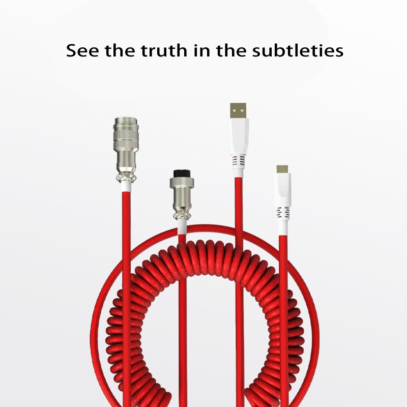 Dây Cáp Sạc Truyền Dữ Liệu Đầu USB Loại C Cho Bàn Phím Cơ