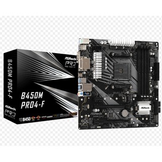 ASROCK B450M PRO4-F NEW bh 36 tháng