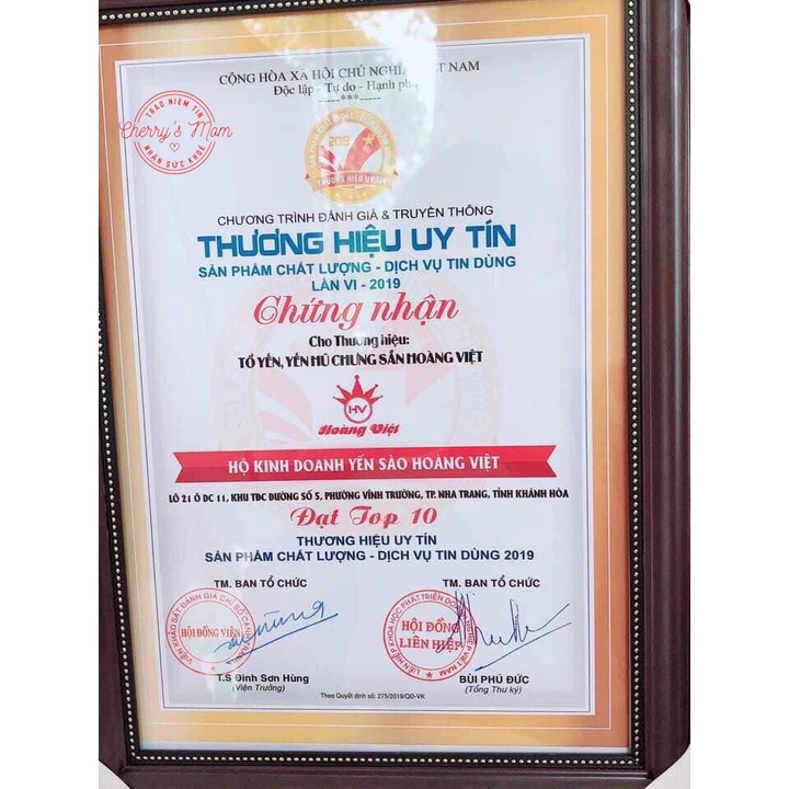 Tổ Yến Sào Hoàng Việt (01 Hũ) Chưng Sẵn Vị Không Đường 70ml Chính Hãng Nha Trang Khánh Hòa Cho Người Tiểu Đường | BigBuy360 - bigbuy360.vn