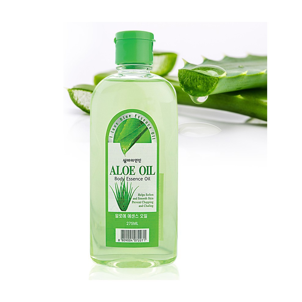 Tinh Dầu Mira Aloe Body Essence Oil Nha Đam Dưỡng Da 275ml