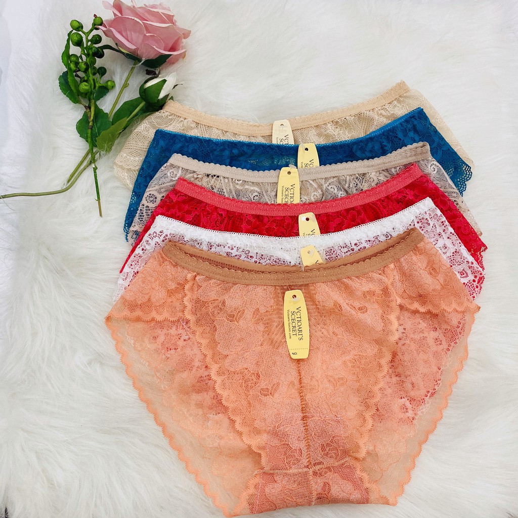 Quần lót ren CARLA nữ gợi cảm sexy siêu mỏng nhiều màu, mềm mịn quyến rũ | BigBuy360 - bigbuy360.vn