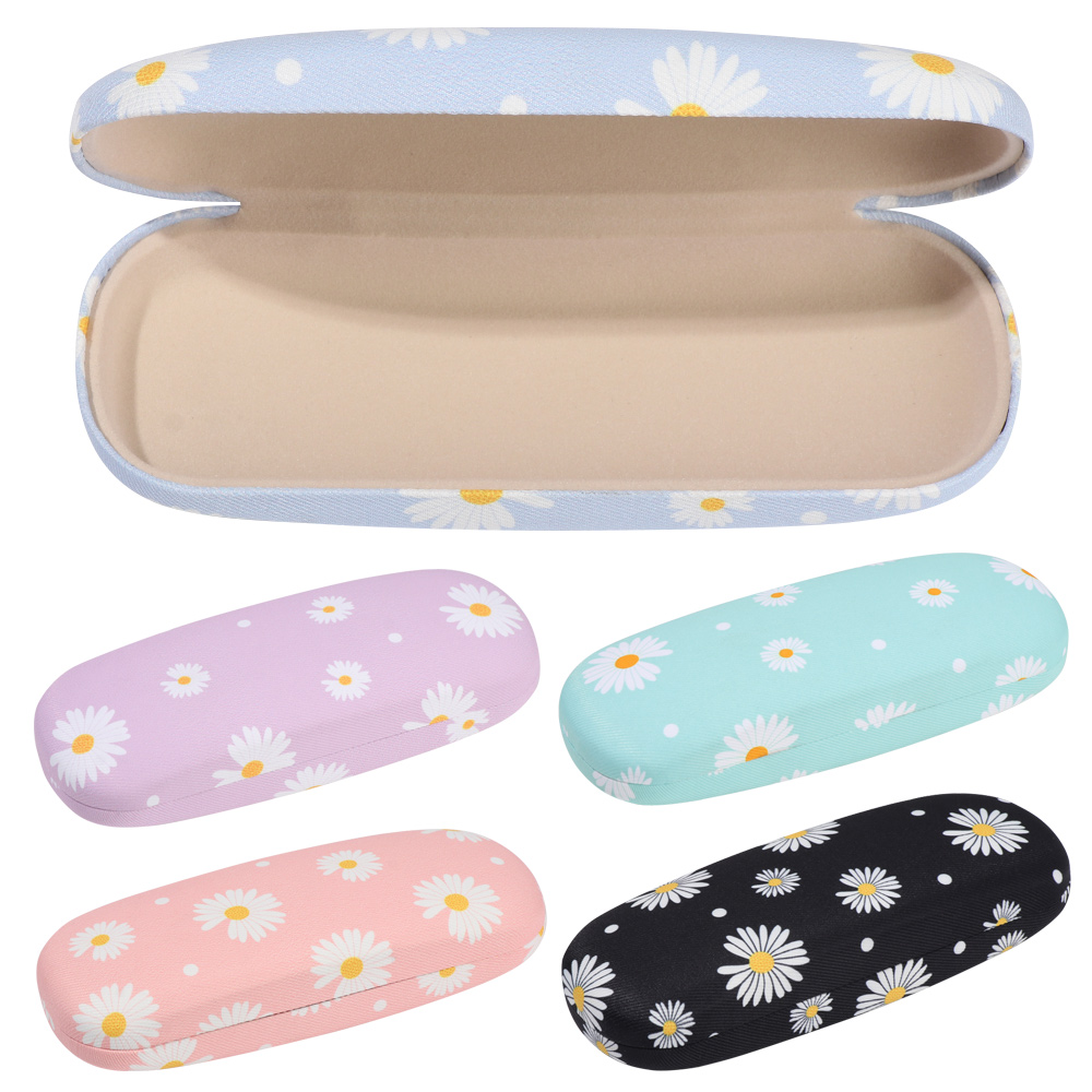 Hộp Đựng Mắt Kính Họa Tiết Hoa Cúc Dễ Thương