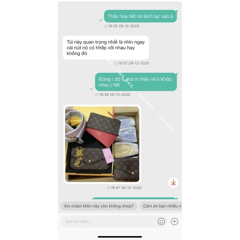 🔱  Sét 3 món ŁV Felicie, túi nữ bản Đặc Biệt full box + bill