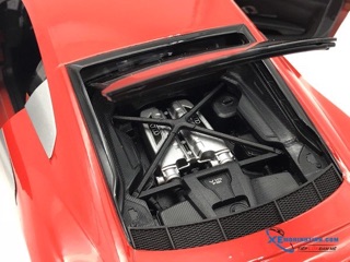 Xe Mô Hình Audi R8 V10 1:18 Welly (Đỏ)