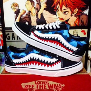 Giày custom cá mập