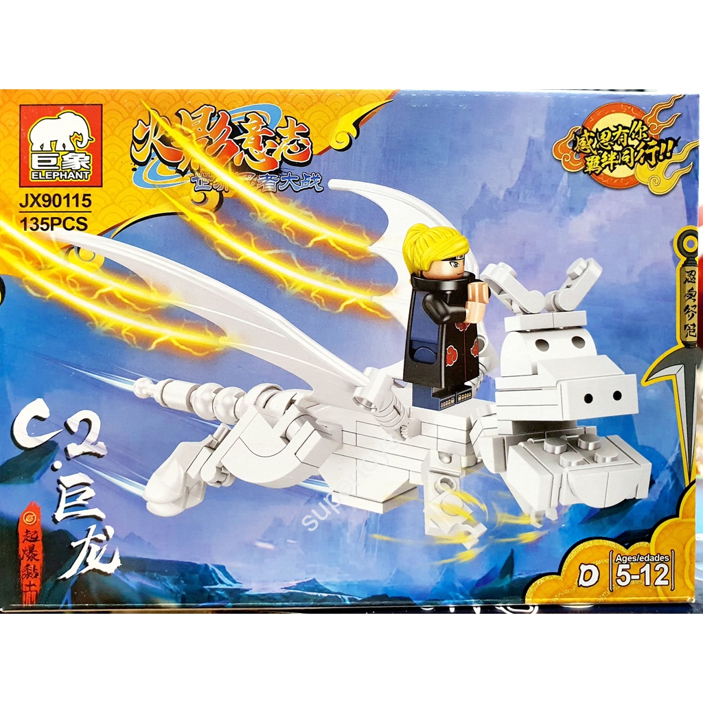 lego naruto nhân vật kèm vỹ thú và skill nhân vật