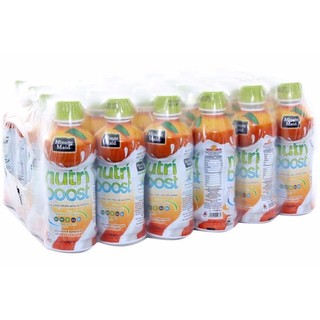 Thùng 24 Chai x 297ml Sữa Hoa Quả Nutri Bosst Dâu & Cam
