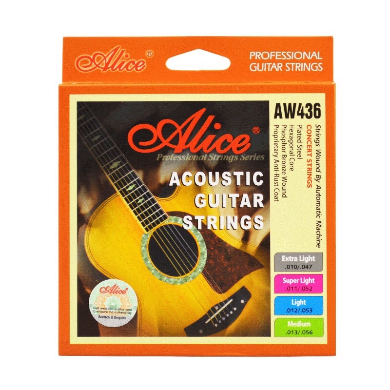 Dây Đàn Guitar Acoustic Alice AW432