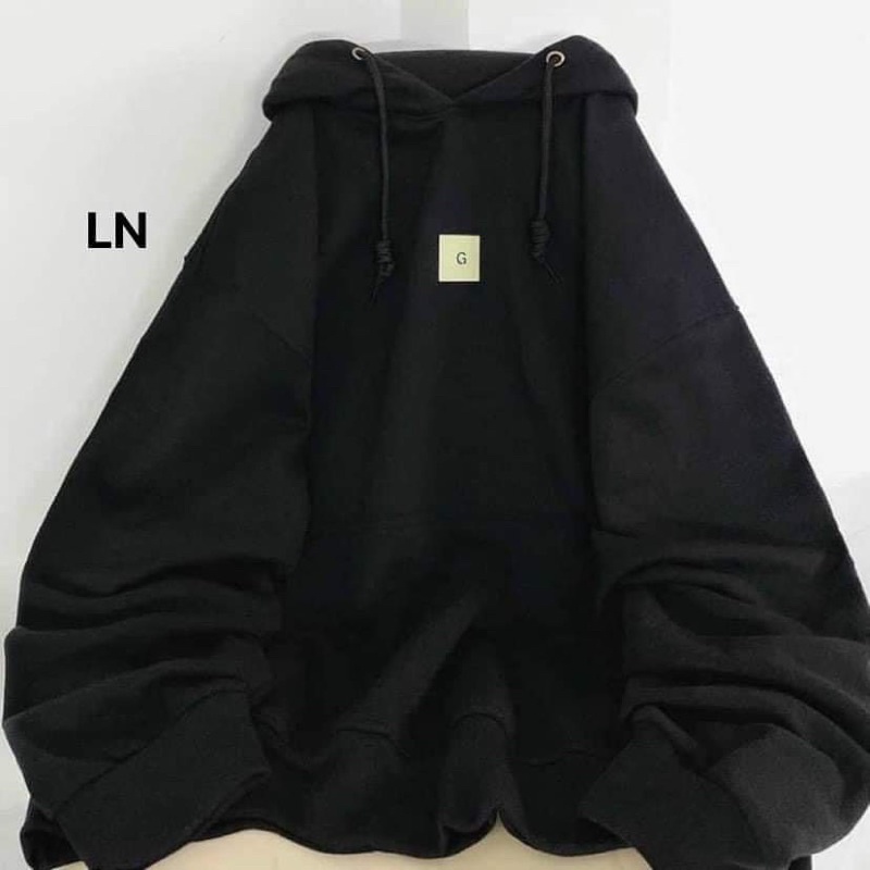 Áo hoodie nỉ cotton logo G LN12
