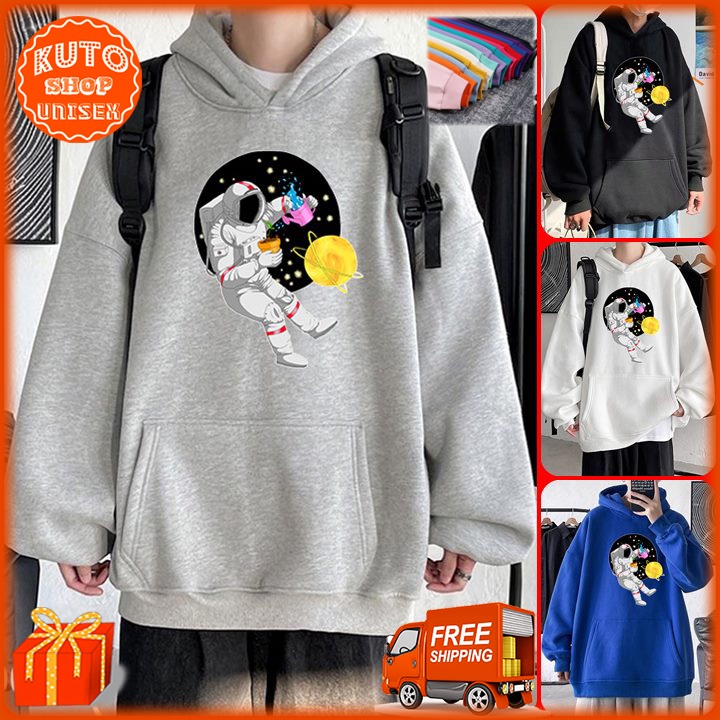 ÁO HOODIE NASA TƯỚI CÂY Nỉ Ngoại Cao Cấp - In Pet Siêu Bền Siêu Đẹp (HD3010 - Kèm Ảnh Thật)