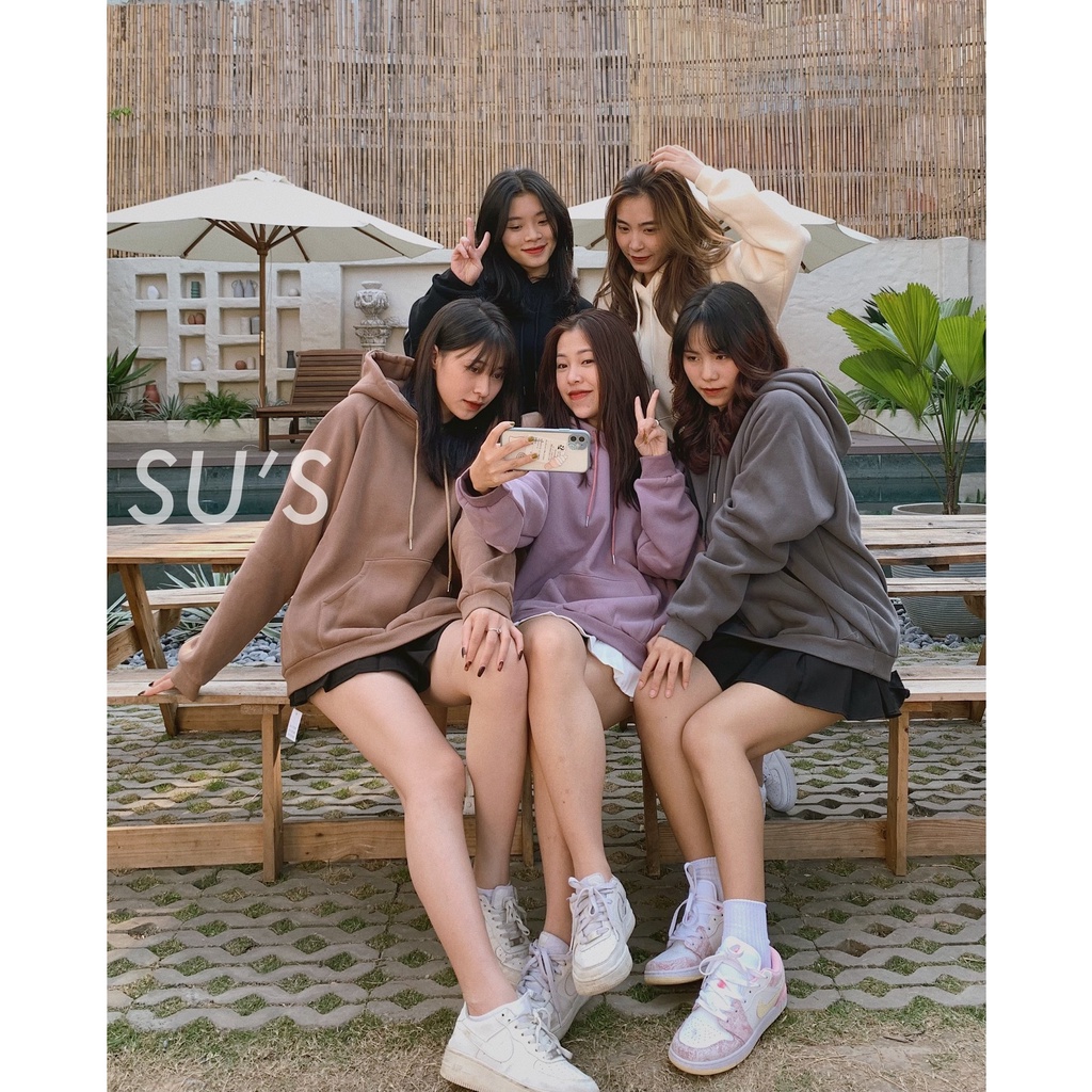 Áo hoodies nỉ trơn túi trước A1539 SUSTORE | BigBuy360 - bigbuy360.vn