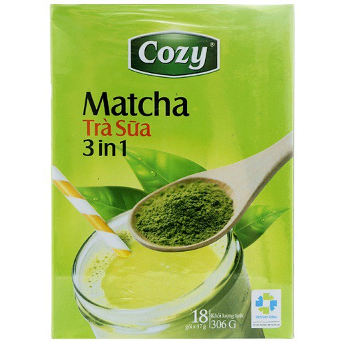 Trà Sữa Matcha Cozy 3in1 Hộp 306G (Đủ các hương)