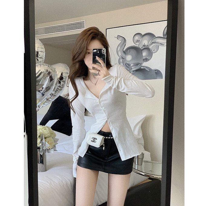 Áo Thun cardigan Mỏng Tay Dài Ôm Eo Thoáng Khí Chống Nắng Dễ Phối Đồ Cho Nữ