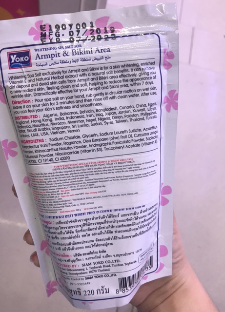 Muối tắm yoko armpit & bikini area | BigBuy360 - bigbuy360.vn