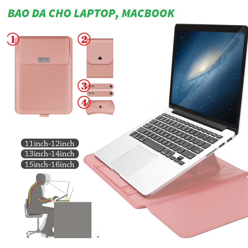 ❤️ Túi Đựng Chống Sốc Kiêm Tản Nhiệt Sleeve Cho Laptop, Macbook, iPad Đa Năng Cho Máy 12,13,15 inch