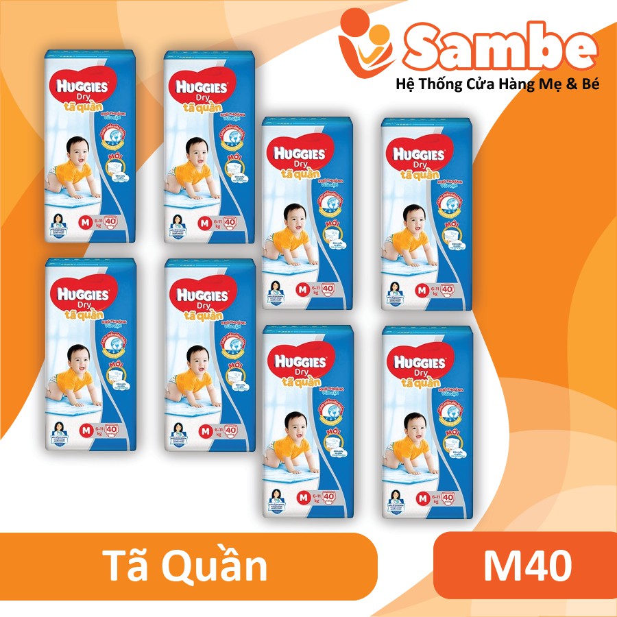 Tã Quần Huggies Size M 40 Miếng/ 42 Miếng/ 74 Miếng - Hàng Chính Hãng