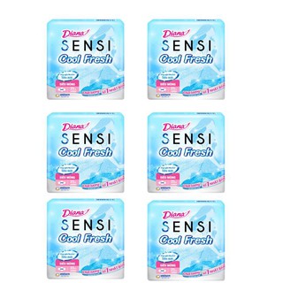 Bộ 6 gói Băng vệ sinh Diana sensicool fresh Mẫu Mới nhất