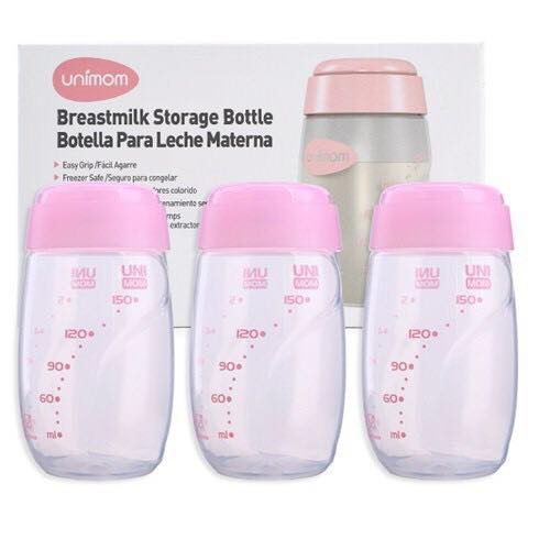 BỘ 3 BÌNH TRỮ SỮA UNIMOM 150ML