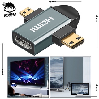 Đầu Chuyển Đổi Thiết Kế 3 Trong 1 Hdmi Sang Đầu Cắm Mini Hdmi Và Đầu Cắm Micro Hdmi