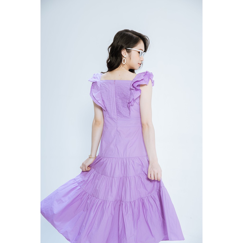 CCHAT Váy tay cánh tiên nhún tầng | BigBuy360 - bigbuy360.vn