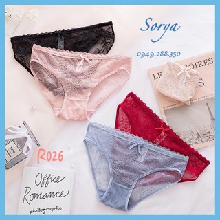 [Sorya] - Quần lót ren mềm đẹp quần chip ren nữ sexy R026
