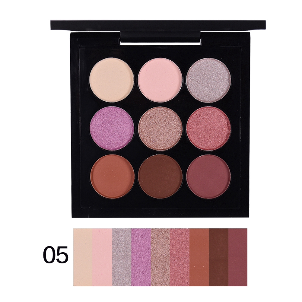 BEAUTYBIGBANG 9 Colors Earth Tone Matte&Shimmer Eyeshadow Palette Shadow Palette Makeup Smoky Eye Shadow MM | BigBuy360 - bigbuy360.vn