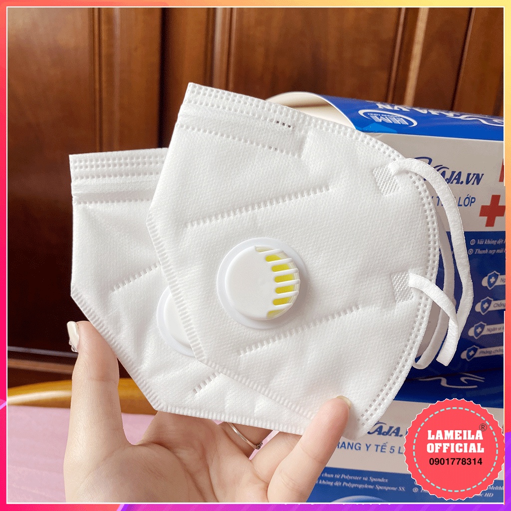 (Hộp 25 chiếc) Khẩu trang N95 kháng khuẩn chống bụi mịn P0341