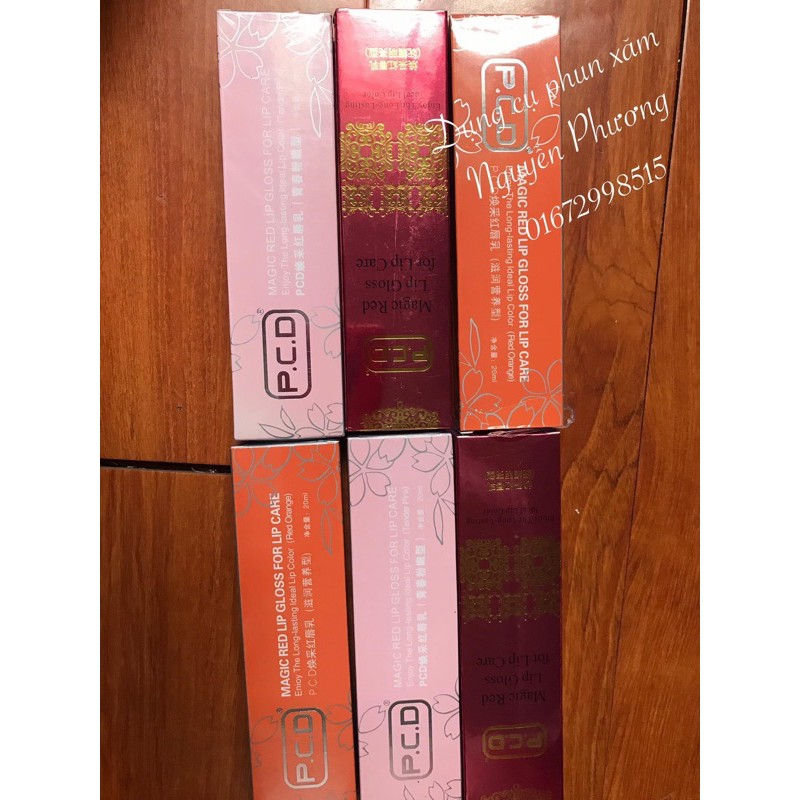 Dưỡng môi PCD kích màu sau phun | BigBuy360 - bigbuy360.vn