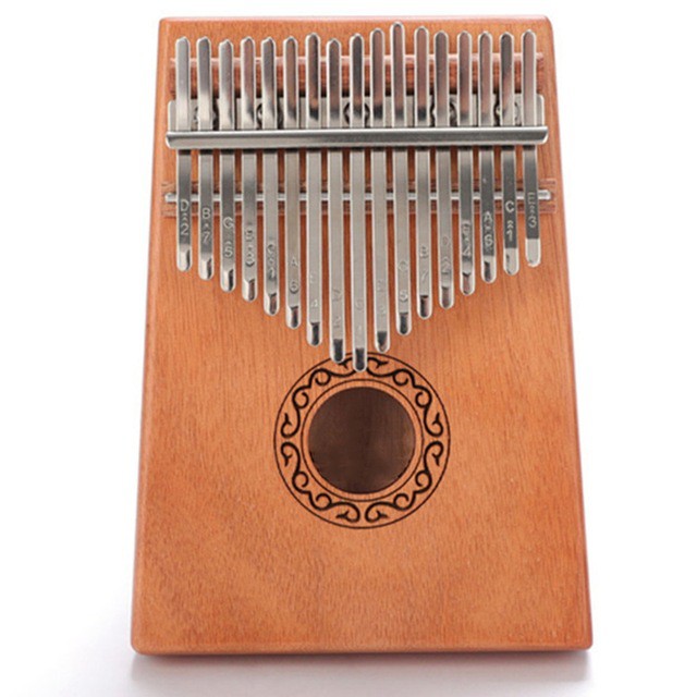 [Mẫu mới có khắc phím] Đàn kalimba 17 phím chất liệu gỗ Mahogany Âm vang ấm Đủ phụ kiện