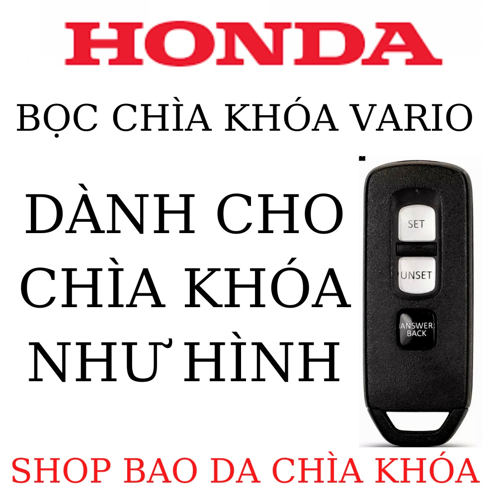 bọc chìa khoá smartkey Vario,Bao da chìa khóa Vario (VR)