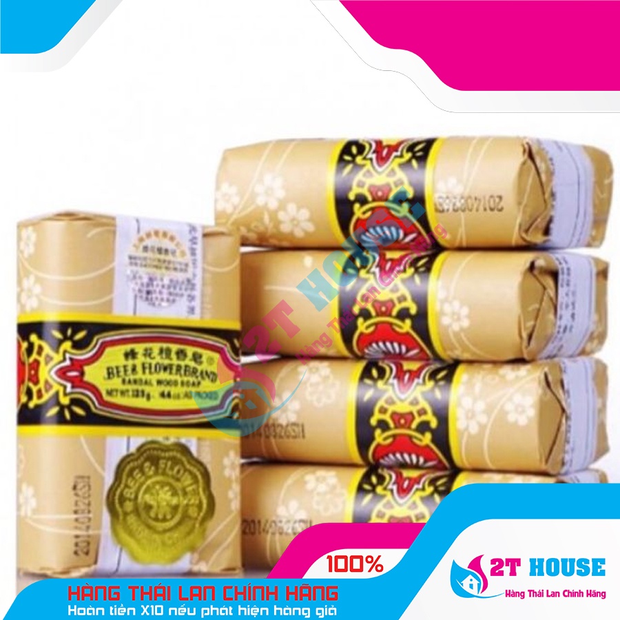 COMBO 4 CỤC XÀ BÔNG TRẦM CON ONG THÁI LAN