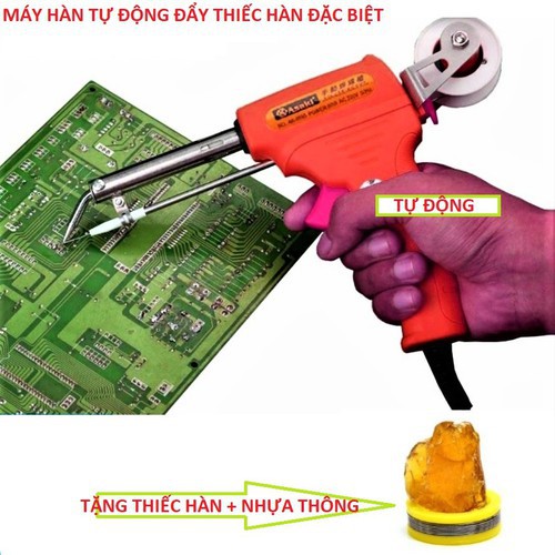 Mỏ hàn súng tự động đẩy thiếc hàn 60w bản đặc biệt