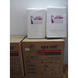 BÔNG MIẾNG BẠCH TUYẾT, SIZE 7X7,BỊCH 0.5KG