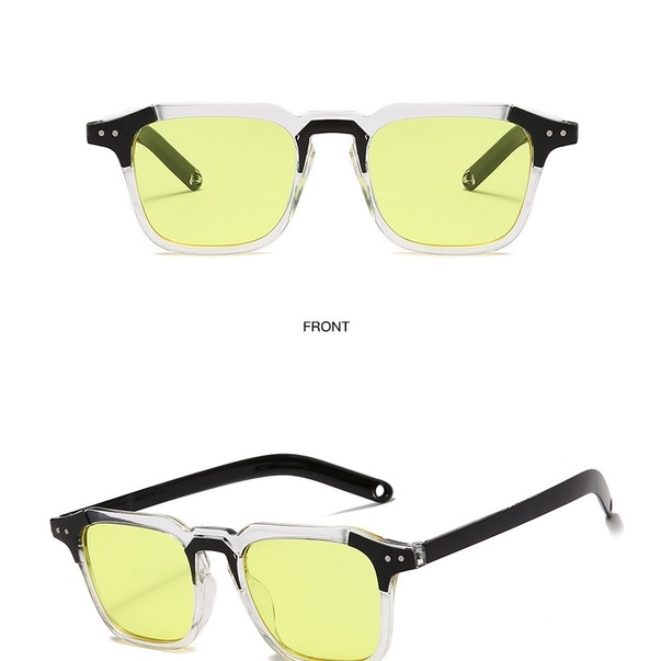 KÍNH MẮT  P&A  Kính mát gọng vuông nhiều màu chống tia Uv thời trang Unisex HOT TREND - mẫu kính gây bão giới trẻ