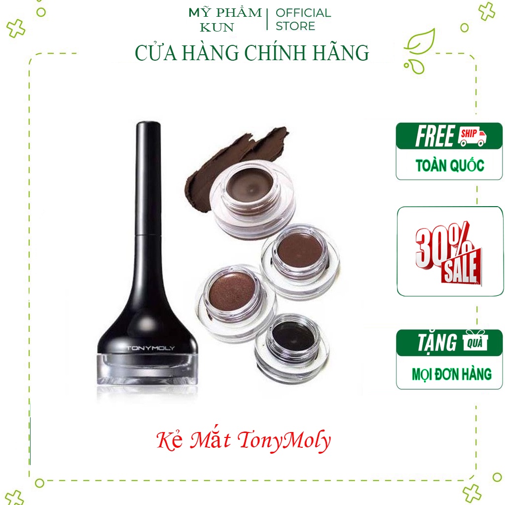 Gel Kẻ Mắt Không Trôi TonyMoly Chống Nước Chính Hãng