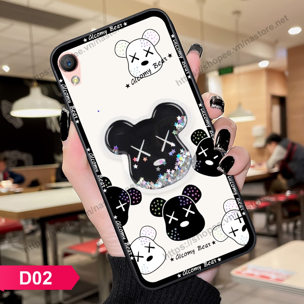 Ốp lưng Oppo A35 / F1 / A37 / Neo 9 / F1 Plus trái tim họa tiết caro, mikey họa tiết beabrick kaws cute