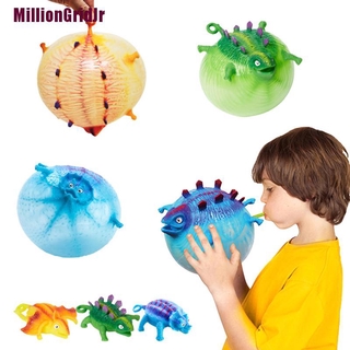 Mill 1Pc Dinosaur Toy Antistress Inflatable Animal Toy Squeeze Soft Ball Balloon Toy Fad