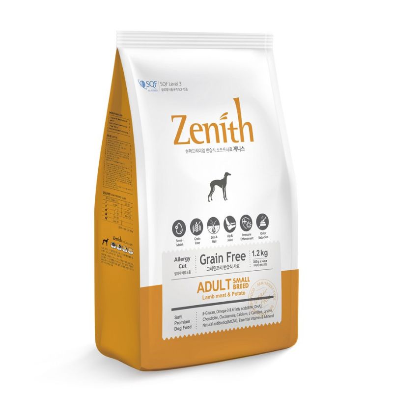 [300G/1.2KG] ZENITH THỊT CỪU MỚI THỨC ĂN HẠT MỀM CHO CHÓ