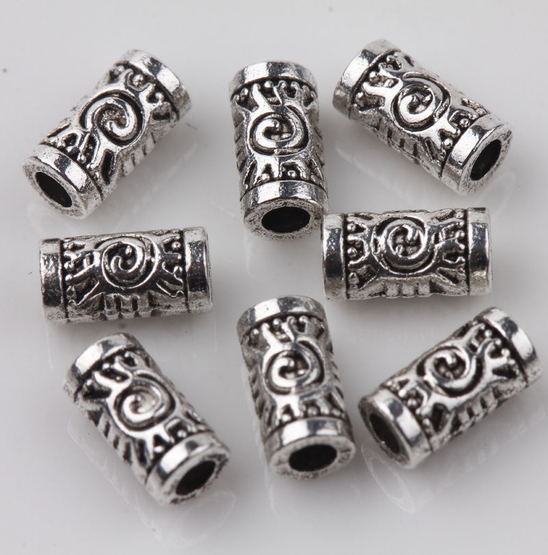 Bộ 50 / 100 hạt làm trang sức hình hoa bằng hợp kim kẽm