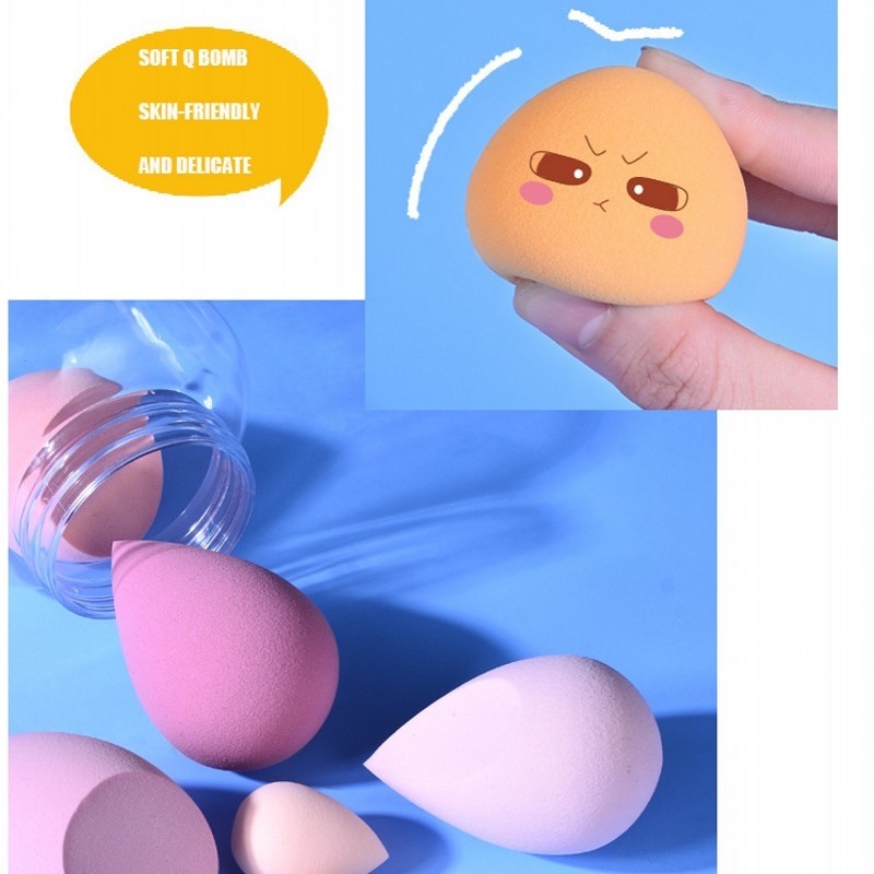 [Hàng mới về] Set 7 mút trang trí kem nền nhiều kích cỡ khác nhau sử dụng tiện lợi