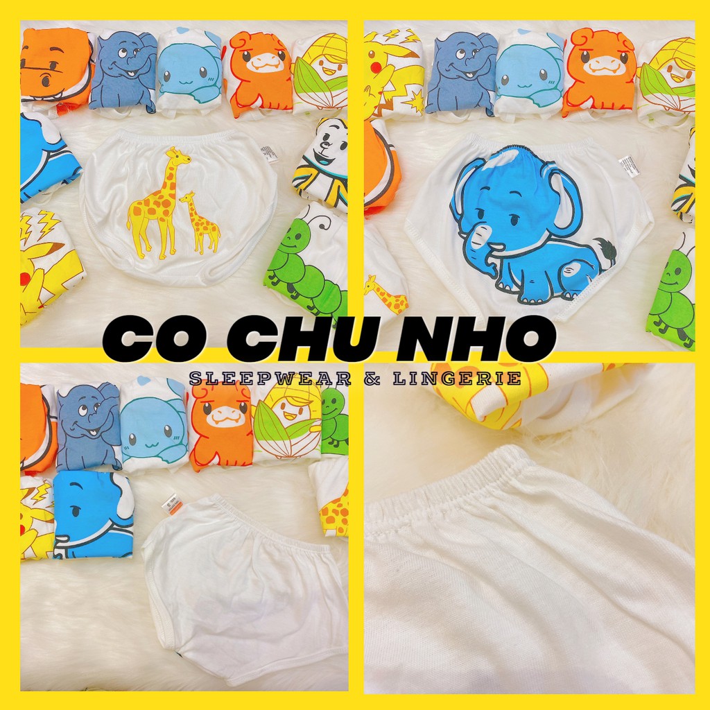 Q11HCM  - Combo 10 Quần chip cho pé iu - quần mặc tả cho bé - quần sọt mặc nhà cho bé - Cô chủ nhỏ chuyên sỉ