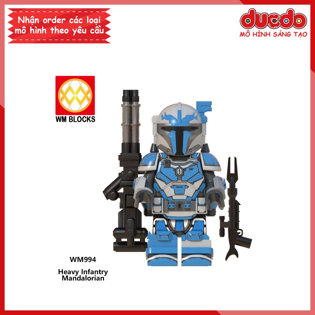 Minifigures các nhân vật trong Star Wars tuyệt đẹp - Đồ chơi Lắp ghép Xếp hình Mini Mô hình WM WM6094