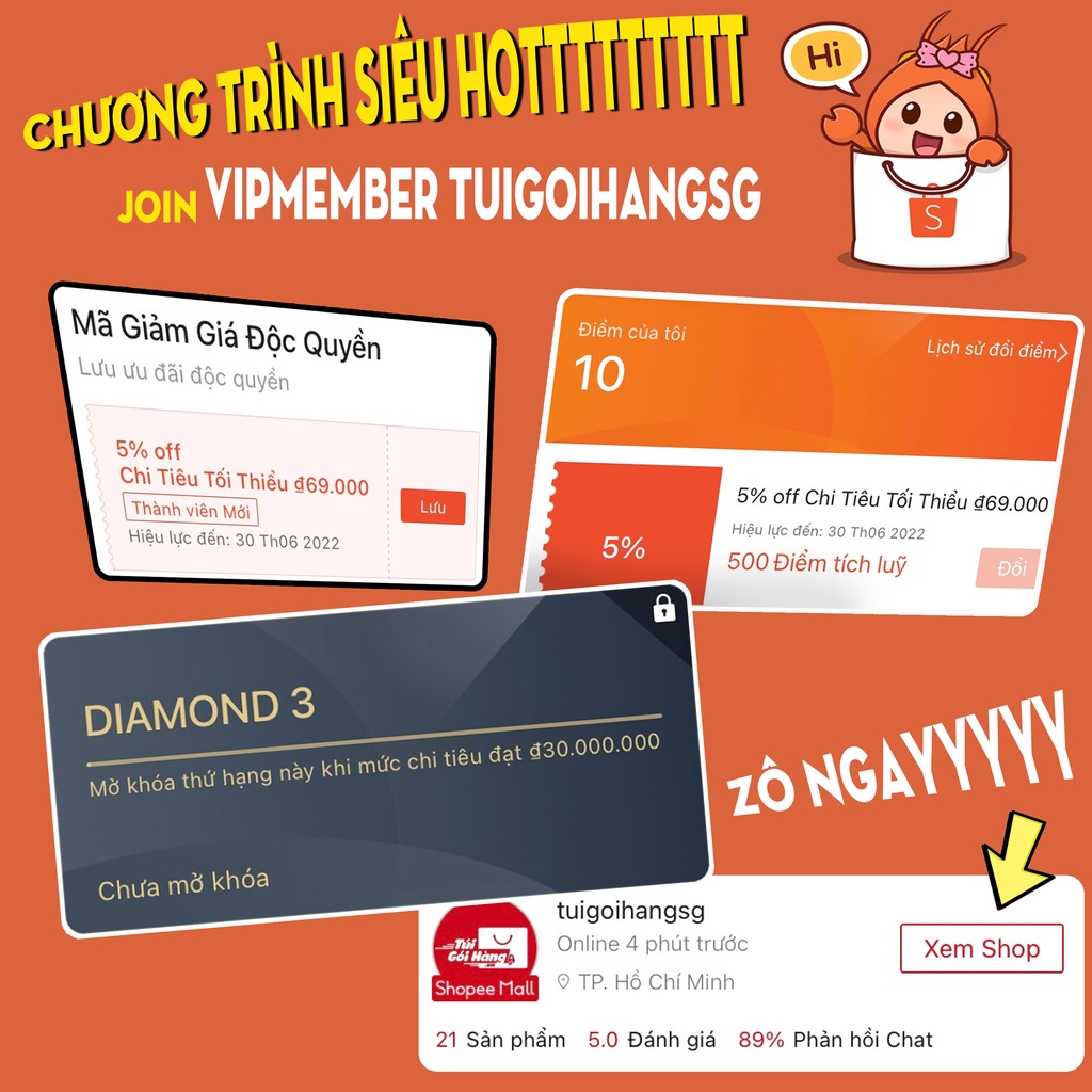 Tem Review 5 Sao TUIGOIHANG In Nhiệt Tự Dính 60x40mm Cuộn 700 Tem Giúp Shop Chăm Sóc Khách Hàng Độc Đáo