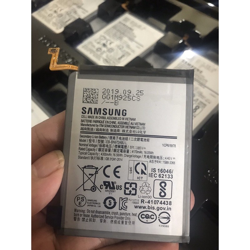 Pin Thay xịn cho Samsung Note 10/ Note 10 Plus Zin mới 100%