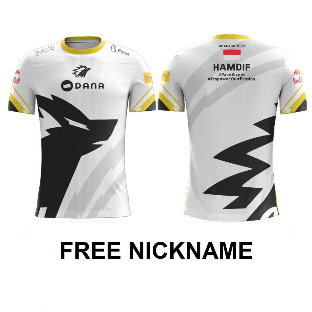 Áo Thun Nam Tay Ngắn In Chữ Esport Onic / Onc Free Nickname