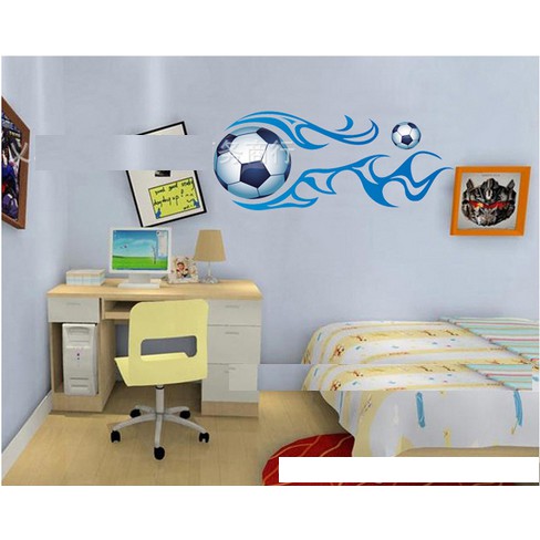 Decal dán tường bóng đá BINBIN PK244 (Có keo sẵn)