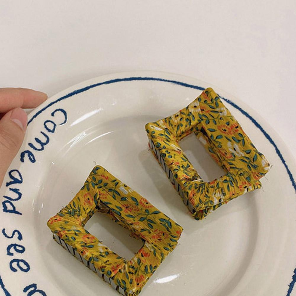 Kẹp Tóc Cá Mập Hình Vuông Lớn Lấp Lánh Cho Nữ