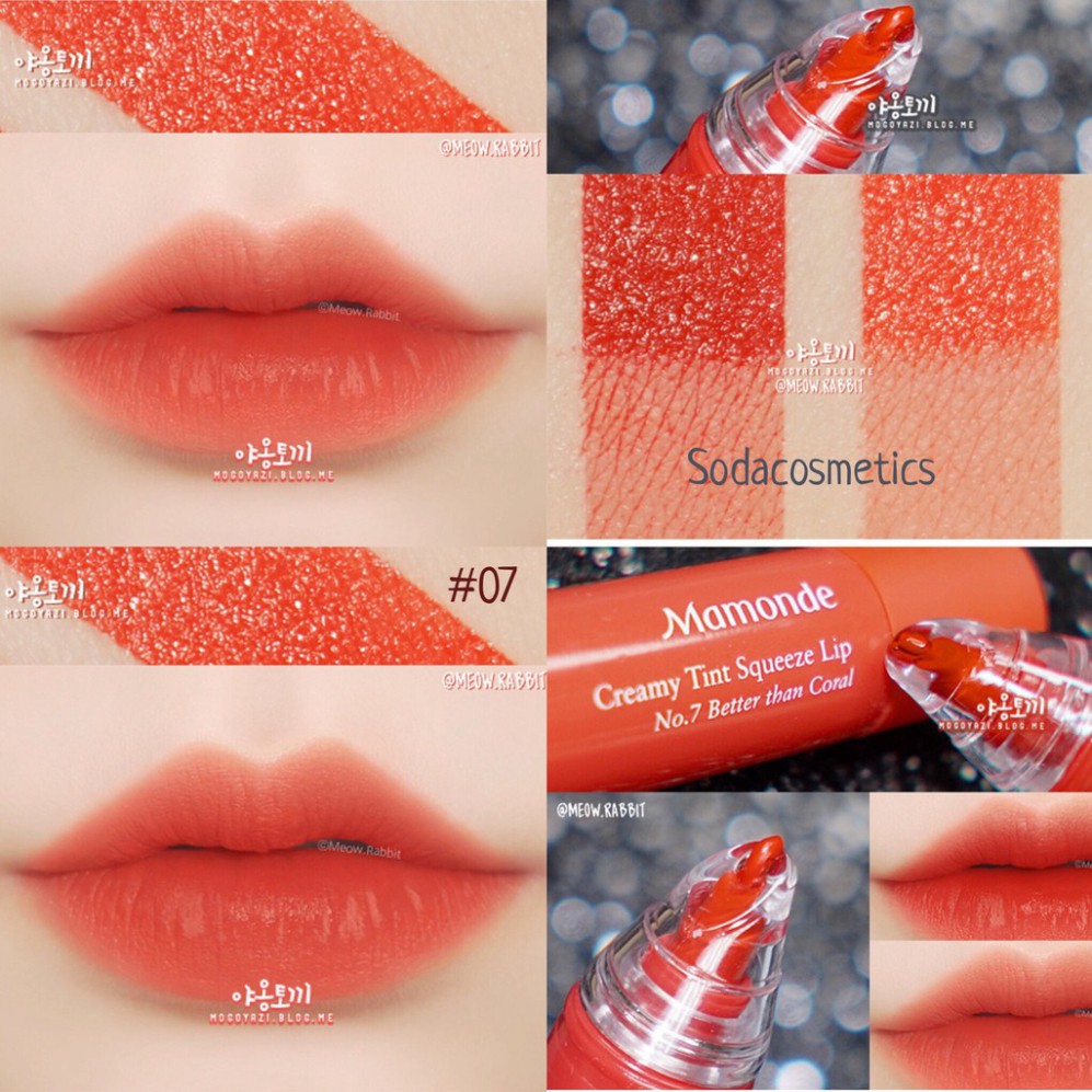 Son Kem Mamonde Creamy Tint Squeeze Lip (THANH LÝ)