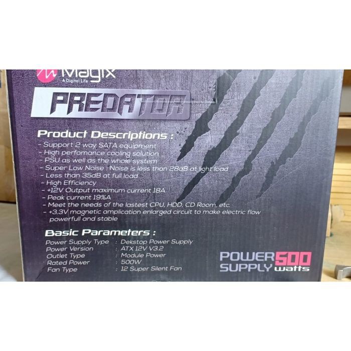 Nguồn Cấp Điện Psu Pc - 500w Magix Predator