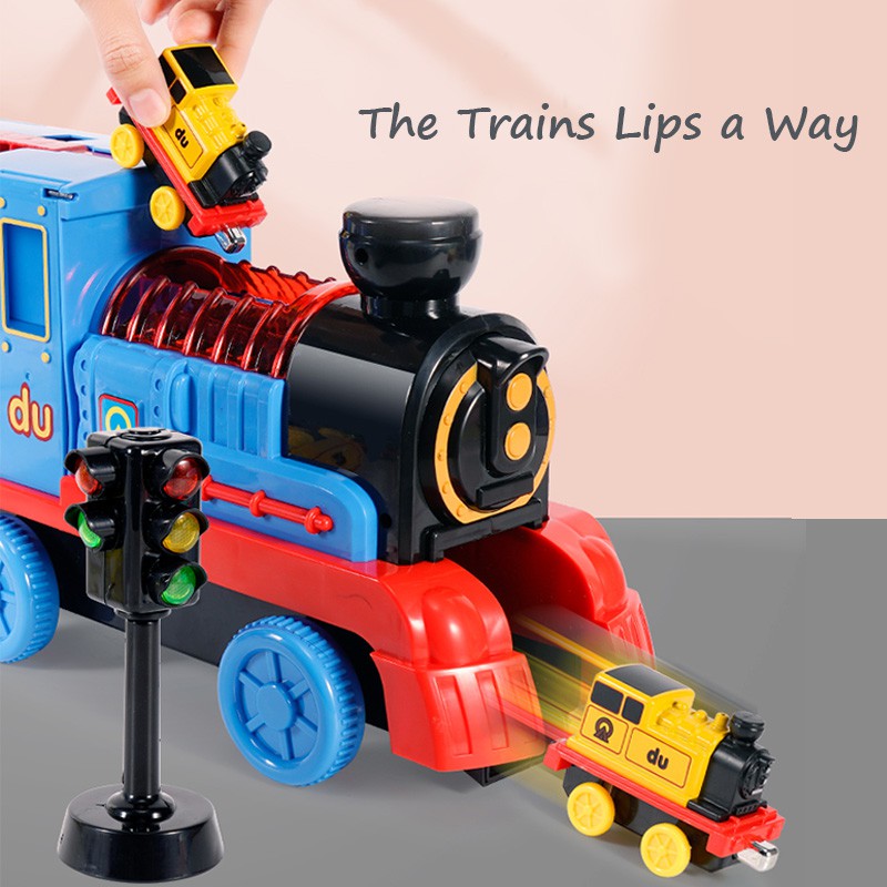 Xe lửa đồ chơi HDY điện tử họa tiết Thomas And Friends cho bé